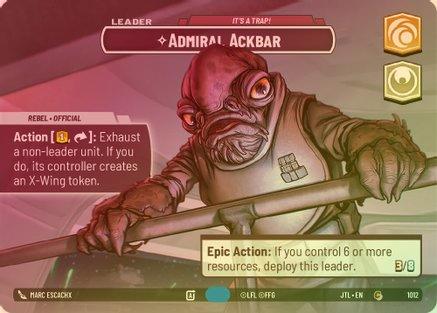 Admiral Ackbar - It's A Trap! (Showcase) - 1012 - Common (Foil)