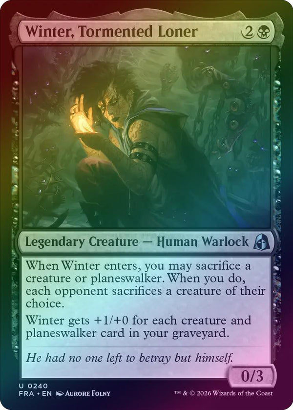 Winter, Tormented Loner (Foil) (FRA)