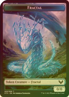 Fractal (003) // Emblem - Lukka, Wayward Bonder (008) Token (Foil) (TSTX)