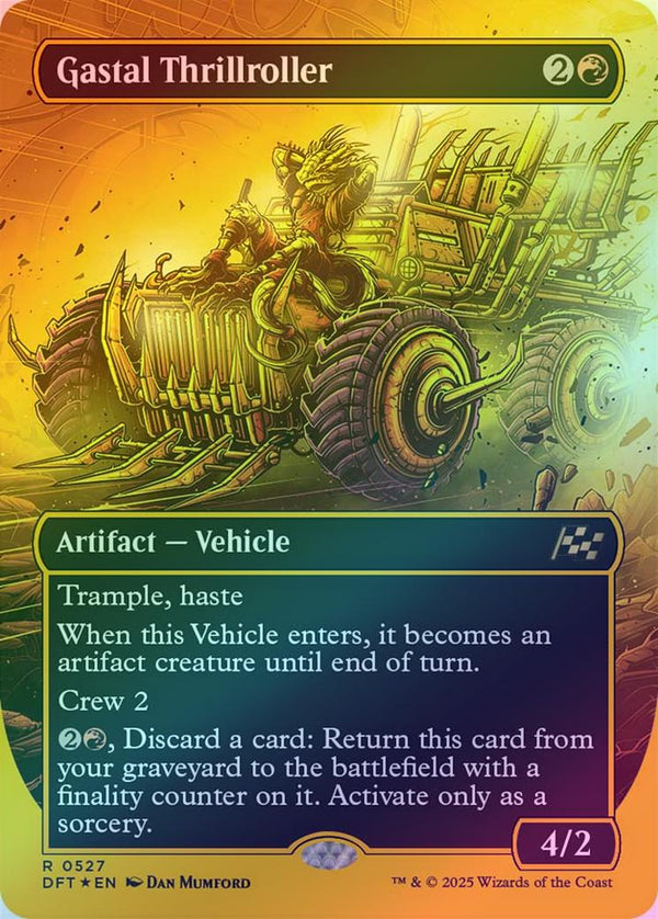 Gastal Thrillroller - Borderless Revved Up (First-Place Foil) (DFT)