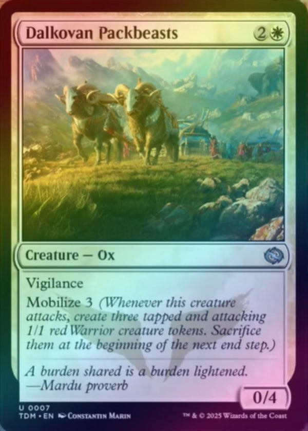Dalkovan Packbeasts (Foil) (TDM)