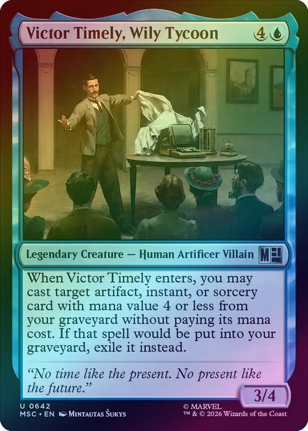 Victor Timely, Wily Tycoon (Foil) (MSC)