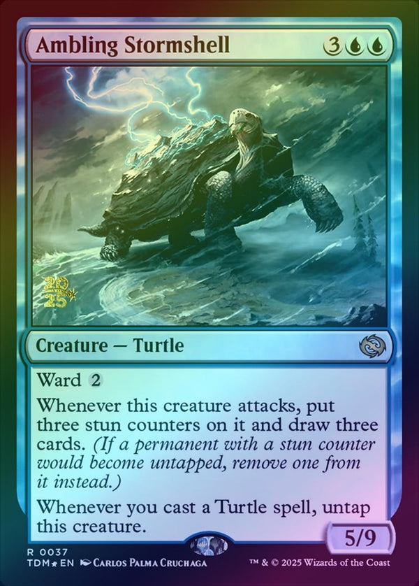 Ambling Stormshell - Prerelease Promo (Foil) (PTDM)