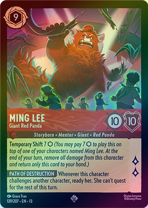 Ming Lee (Giant Red Panda) - 129/207 - Super Rare (Foil)