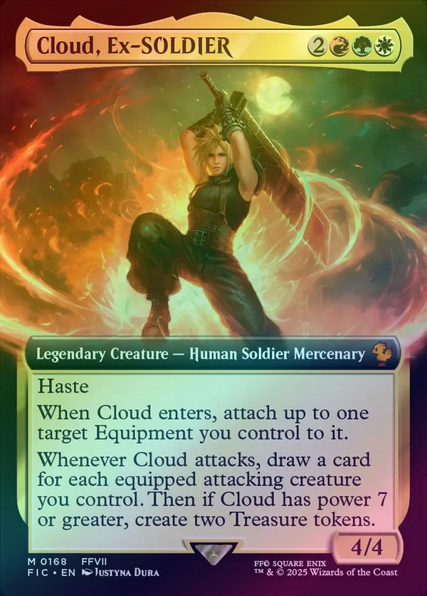 Cloud, Ex-SOLDIER - Extended Art (Foil) (FIC)