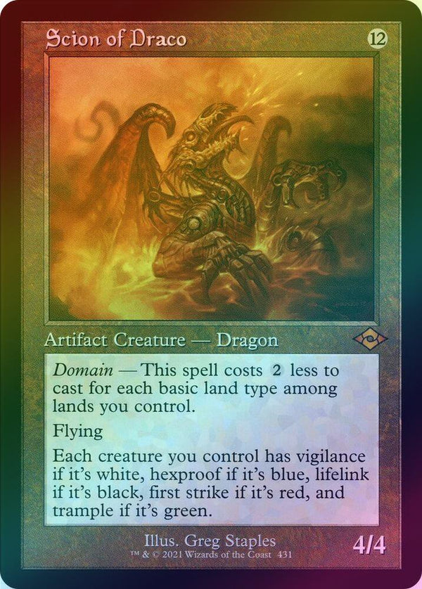 Scion of Draco - Retro Frame (Foil) (MH2)