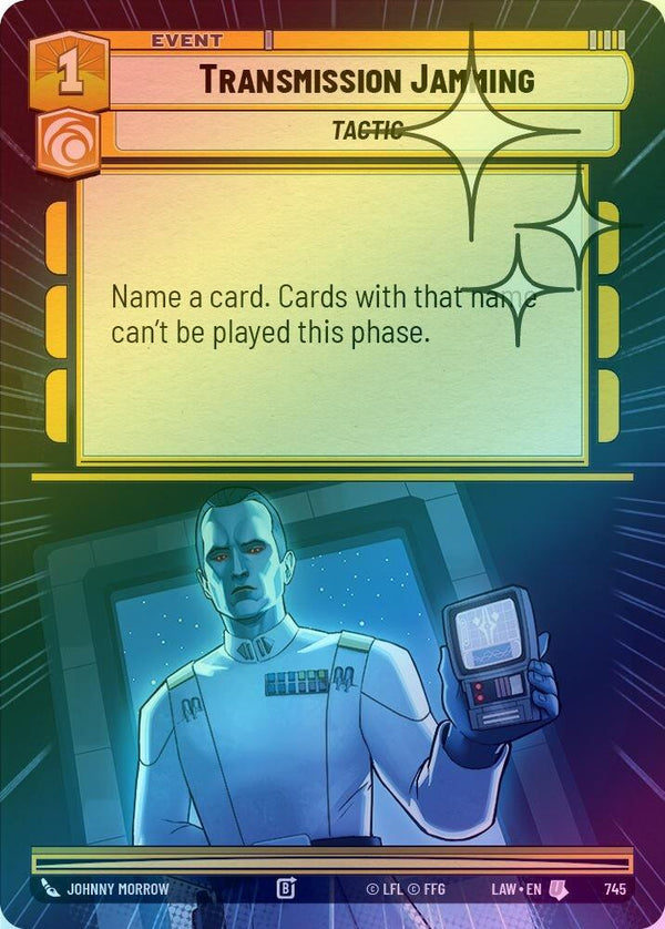Transmission Jamming (Hyperspace Foil) - 745 - Uncommon (Foil)