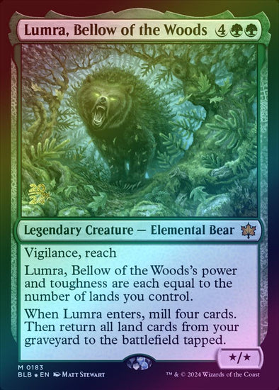 Lumra, Bellow of the Woods - Prerelease Promo (Foil) (PBLB)