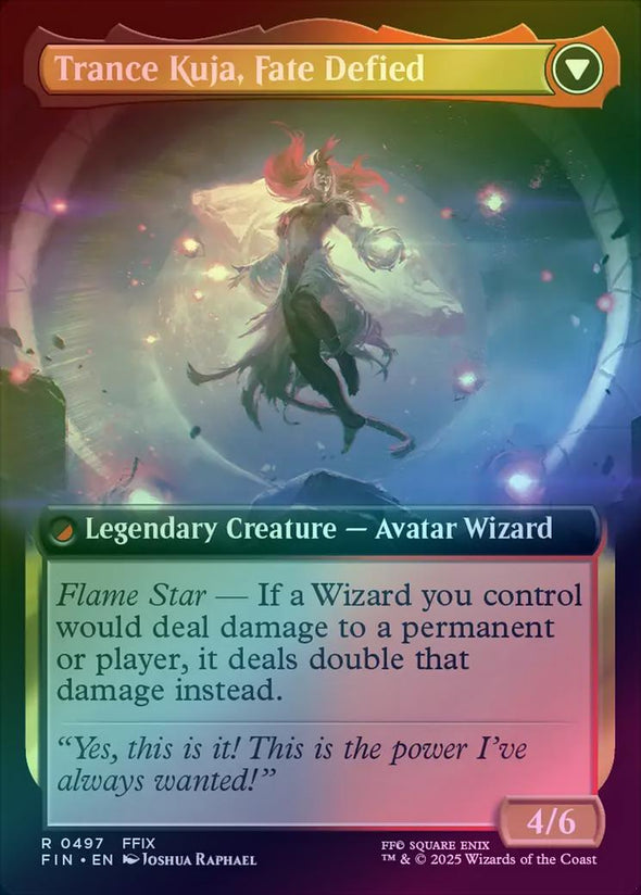 Kuja, Genome Sorcerer // Trance Kuja, Fate Defied - Extended Art (Foil) (FIN)