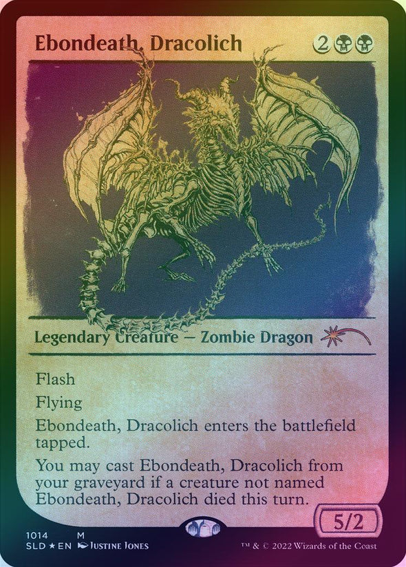 Ebondeath, Dracolich - Here Be Dragons (Foil) (SLD)