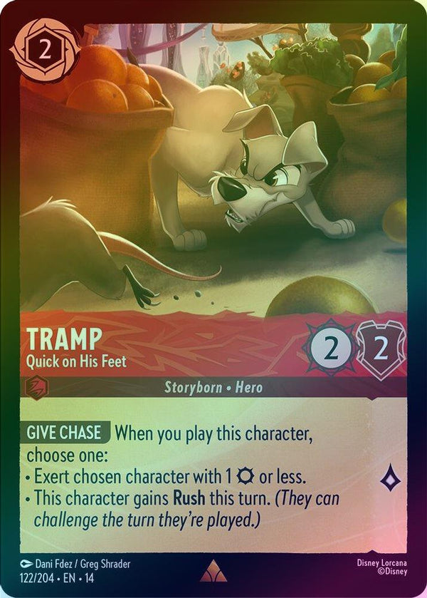 Tramp (Quick on His Feet) - 122/204 - Rare (Foil)