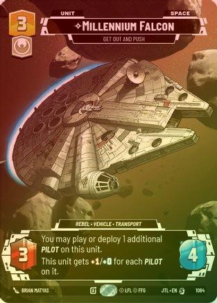 Millennium Falcon - Get Out And Push (Prestige) - 1084 - Special (Foil)