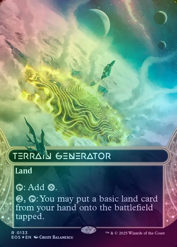 Terrain Generator - Borderless (Galaxy Foil) (EOS)