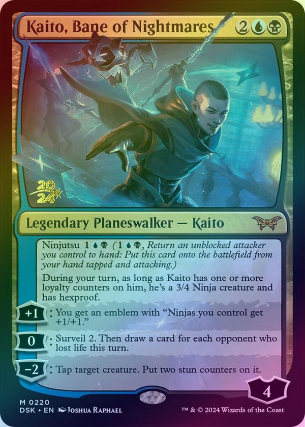 Kaito, Bane of Nightmares - Prerelease Promo (Foil) (PDSK)