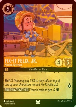 Fix-It Felix, Jr. (Niceland Steward) - 12/204 - Uncommon (Foil)