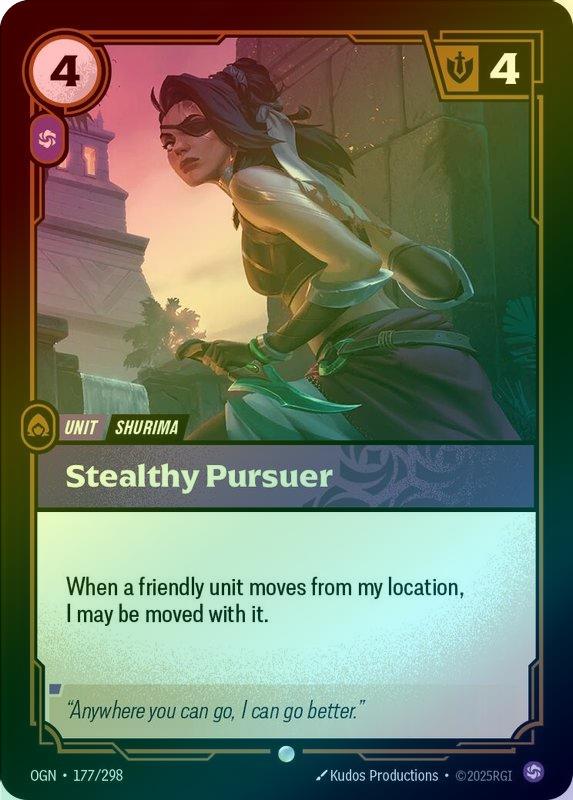 Stealthy Pursuer - 177/298 - Common (Foil)