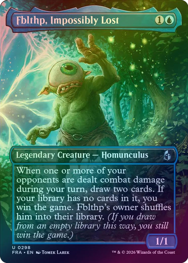 Fblthp, Impossibly Lost - Borderless Echo (Foil) (FRA)