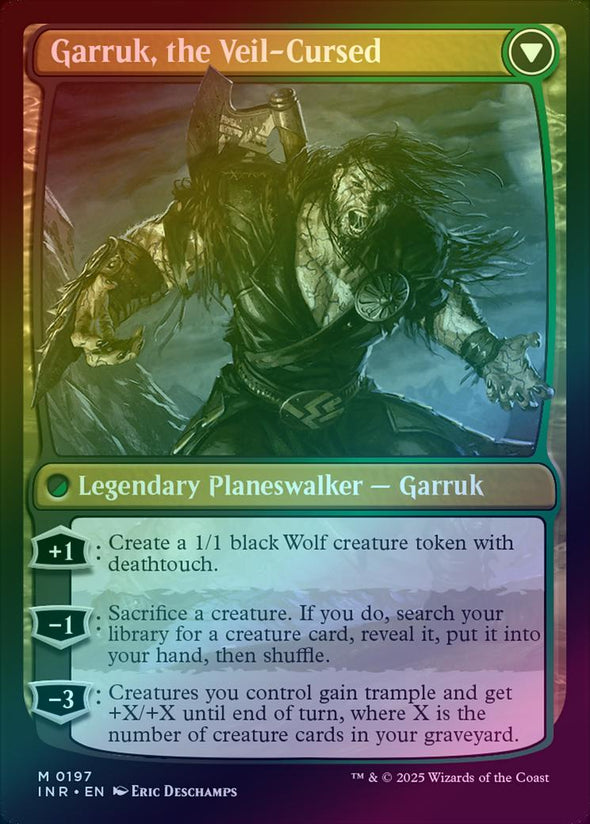 Garruk Relentless // Garruk, the Veil-Cursed (Foil) (INR)
