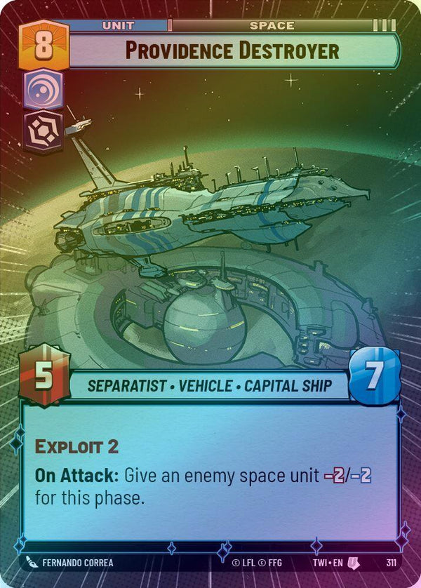 Providence Destroyer (Hyperspace) - 311 - Uncommon (Foil)