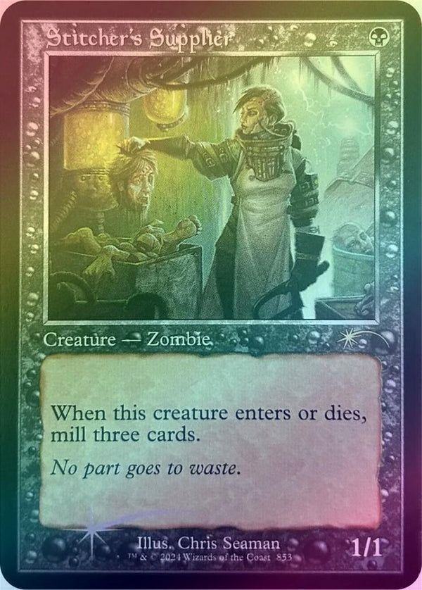 Stitcher's Supplier - Retro Frame - Zippy Zombies (Foil) (SLD)