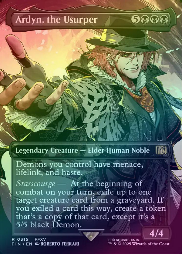 Ardyn, the Usurper - Borderless Artist Card (Foil) (FIN)