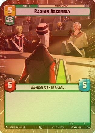 Raxian Assembly (Hyperspace Foil) - 874 - Common (Foil)