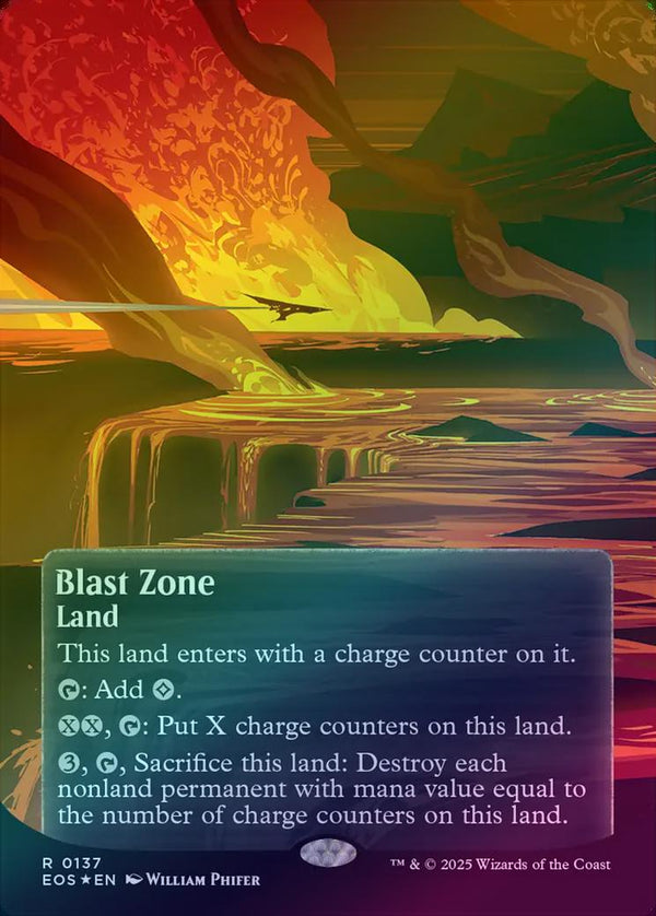 Blast Zone - Borderless Poster (Galaxy Foil) (EOS)