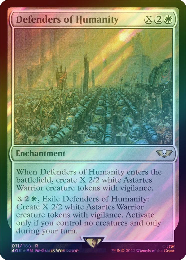 Defenders of Humanity (Surge Foil) (40K)