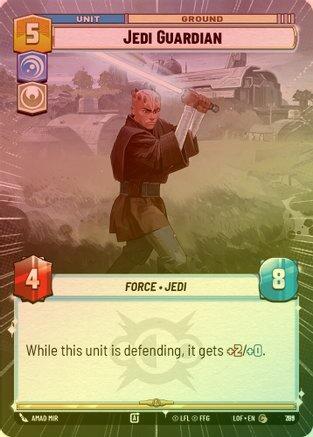 Jedi Guardian (Hyperspace) - 789 - Common (Foil)