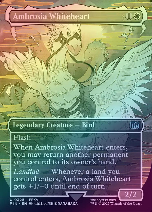 Ambrosia Whiteheart - Borderless (Foil) (FIN)