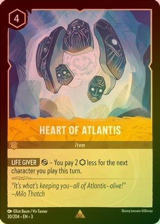 Heart of Atlantis - 30/204 - Rare (Foil)