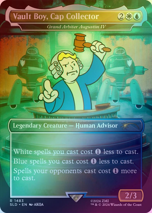 Vault Boy, Cap Collector - Grand Arbiter Augustin IV - Fallout: Vault Boy (Rainbow Foil) (SLD)