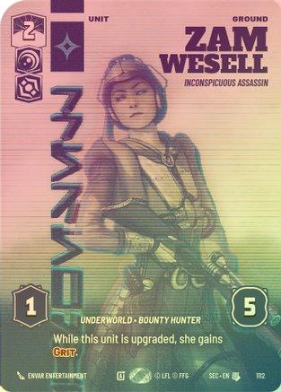 Zam Wesell - Inconspicuous Assassin (Prestige Foil) - 1112 - Uncommon (Foil)