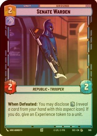 Senate Warden (Foil) - 569 - Common (Foil)