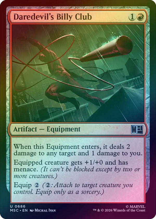 Daredevil's Billy Club (Foil) (MSC)