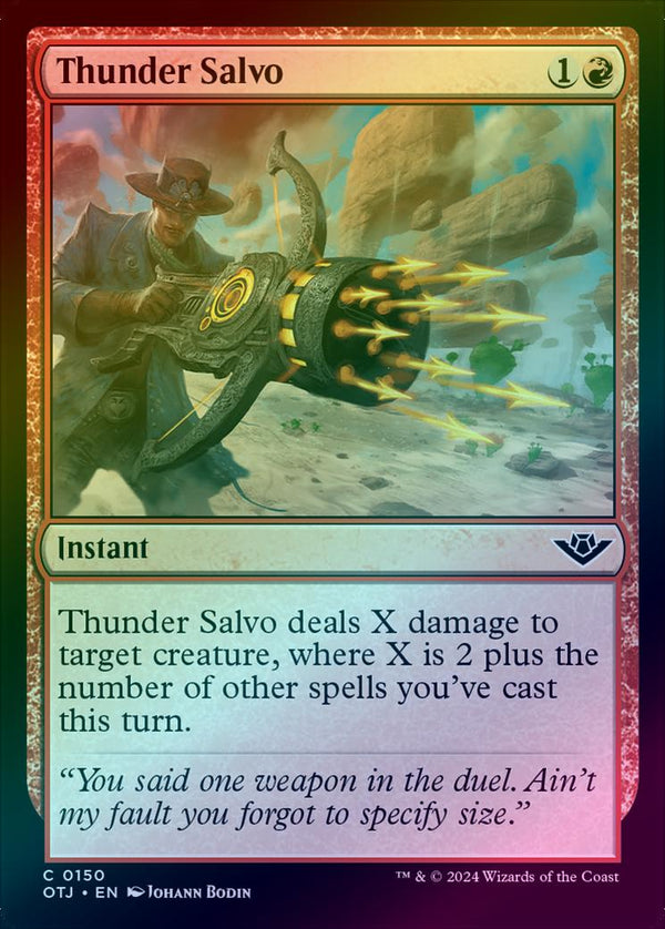 Thunder Salvo (Foil) (OTJ)