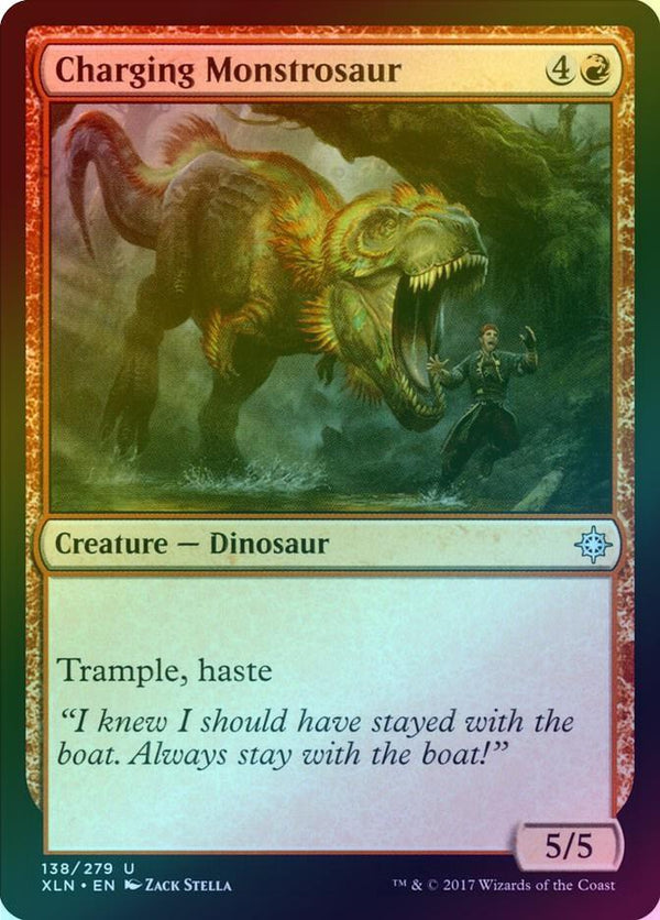 Charging Monstrosaur (Foil) (XLN)
