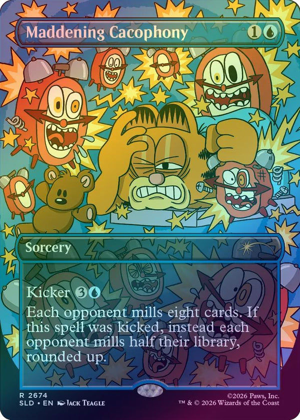 Maddening Cacophony - Garfield: Our Only Thought Is to Entertain You (Foil) (SLD)