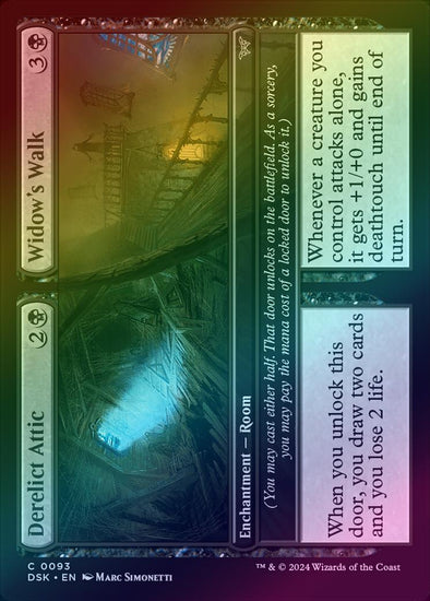 Derelict Attic // Widow's Walk (Foil) (DSK)