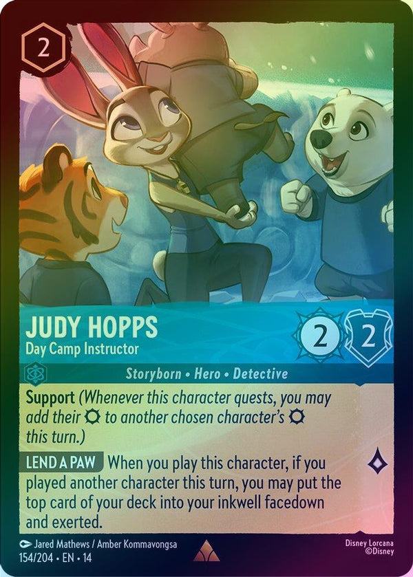 Judy Hopps (Day Camp Instructor) - 154/204 - Rare (Foil)