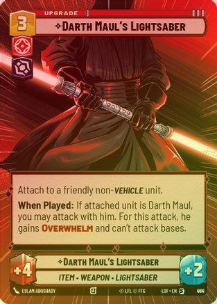 Darth Maul's Lightsaber (Hyperspace) - 880 - Special (Foil)