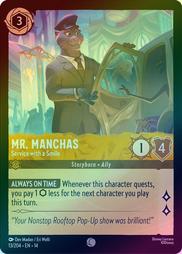 Mr. Manchas (Service with a Smile) - 13/204 - Common (Foil)