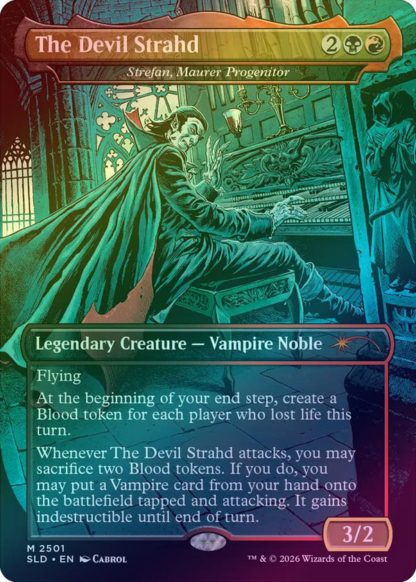 The Devil Strahd // Strefan, Maurer Progenitor - D&D: Strahd's Descent (Foil) (SLD)