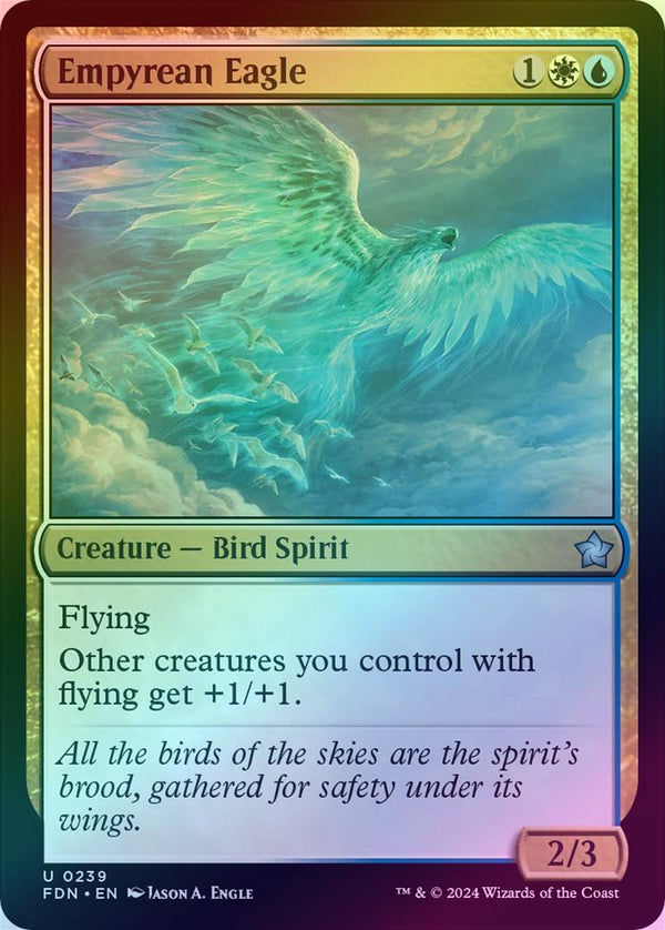 Empyrean Eagle (Foil) (FDN)