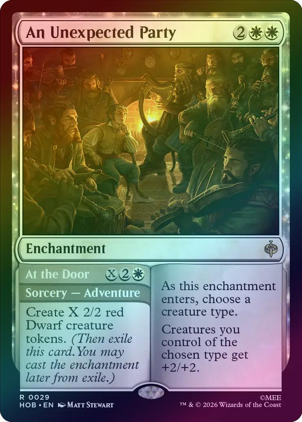 An Unexpected Party // At the Door (Foil) (HOB) (Pre-Order)