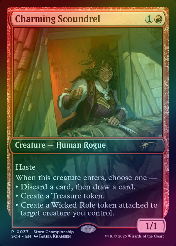 Charming Scoundrel - Store Championship Promo (Foil) (SCH)