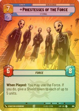 Priestesses of the Force - Eternal (Hyperspace) - 812 - Uncommon (Foil)