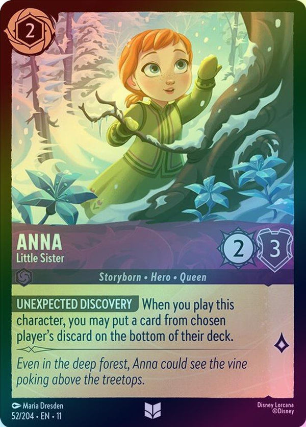 Anna (Little Sister) - 52/204 - Uncommon (Foil)