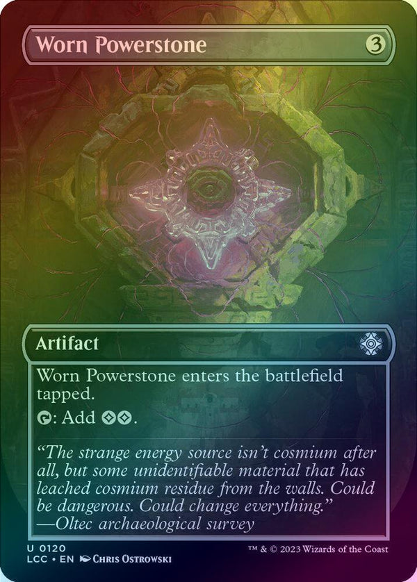 Worn Powerstone - Borderless (Foil) (LCC)