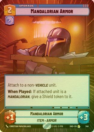 Mandalorian Armor (Hyperspace) - 346 - Rare (Foil)